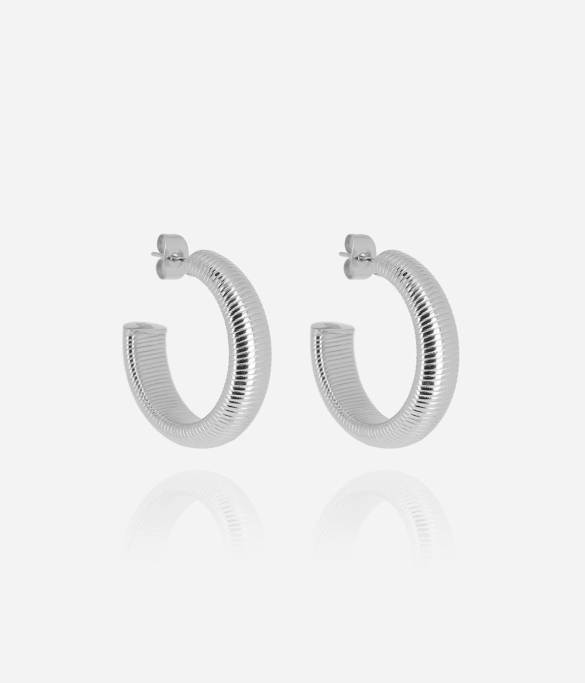Boucles d'oreilles Kaneko (Acier)