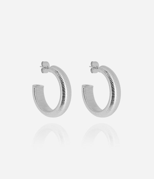 Boucles d'oreilles Kaneko (Acier)