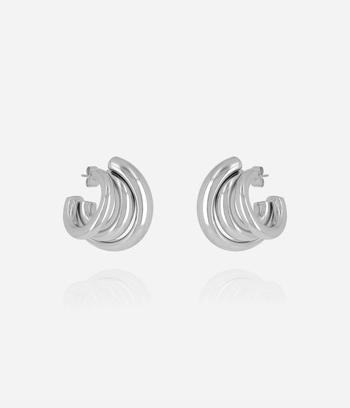 Boucles d'oreilles Amaya (Acier)
