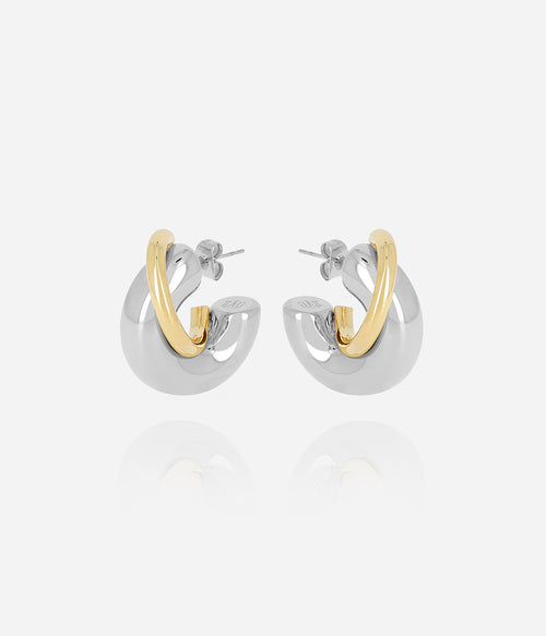 Boucles d'oreilles Chika (Acier)