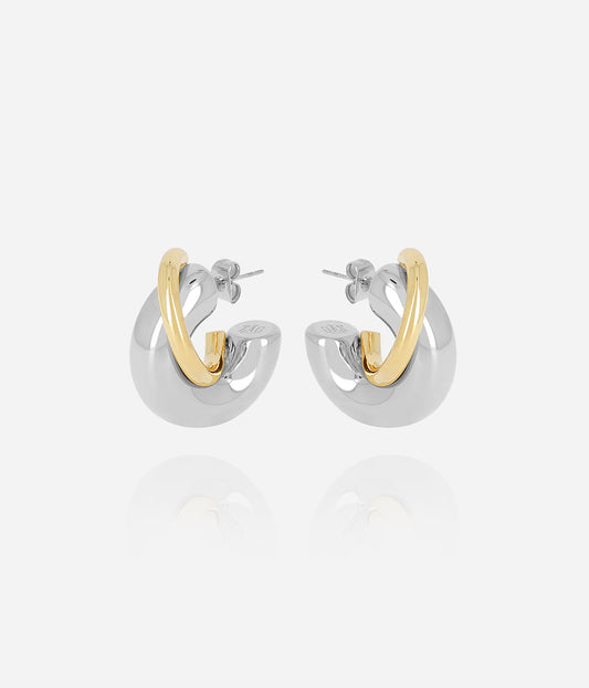 Boucles d'oreilles Chika (Acier)
