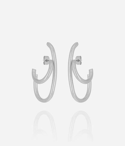 Boucles d'oreilles Augusta (Acier)