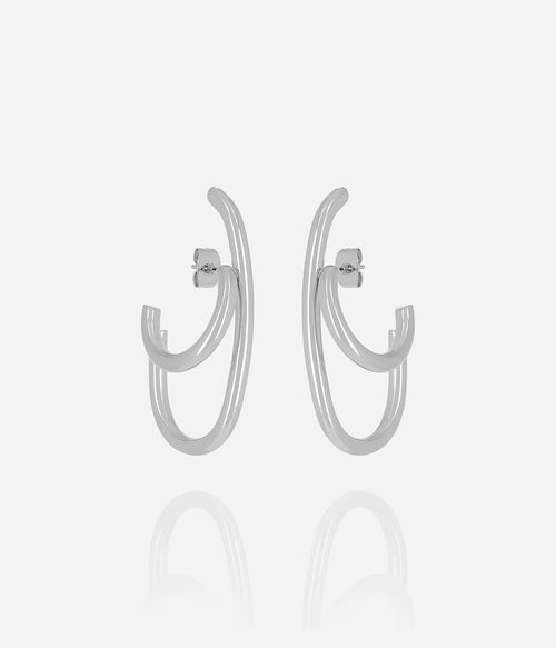 Boucles d'oreilles Augusta (Acier)