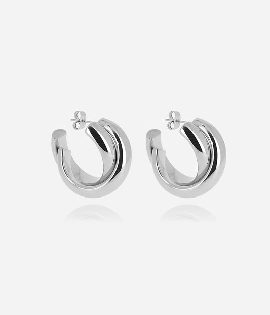 Boucles d'oreilles Benetta (Acier)