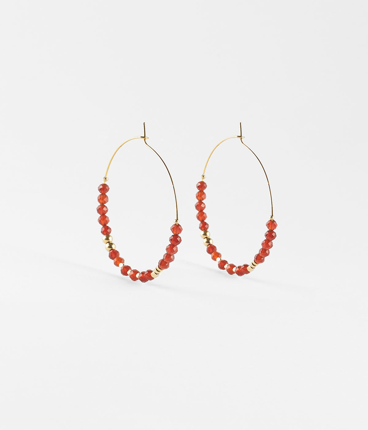 Boucles d'oreilles Favela (Acier doré)