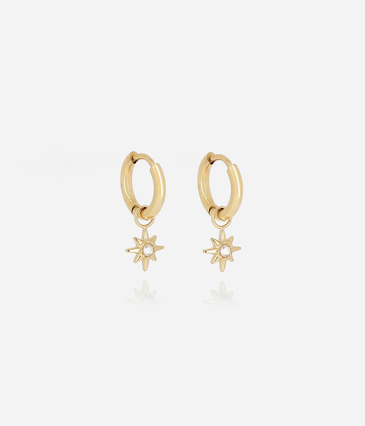 Boucles d'oreilles Vanya (Acier doré)