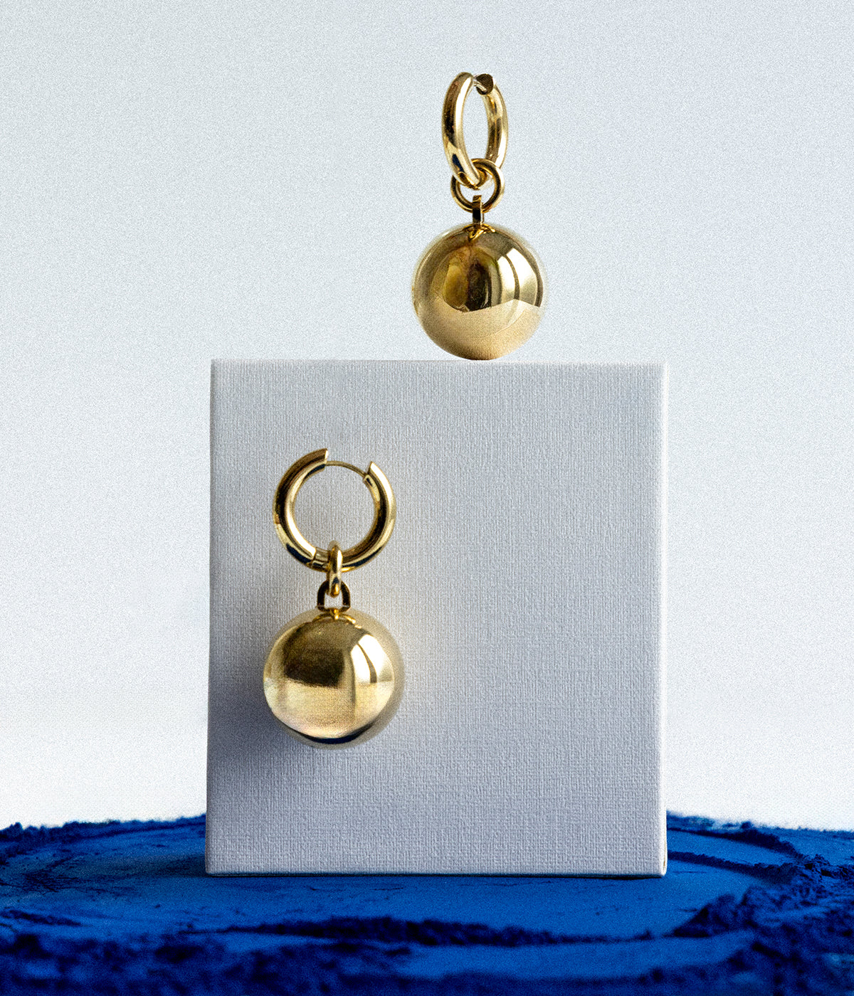 Boucles d'oreilles Nectar (Acier doré)