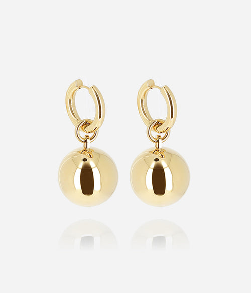 Boucles d'oreilles Nectar (Acier doré)