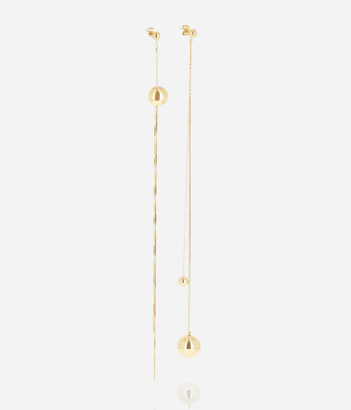 Boucles d'oreilles Dalmassi (Acier doré)