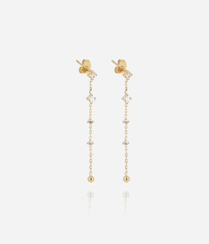 Boucles d'oreilles Bruma (Acier doré)