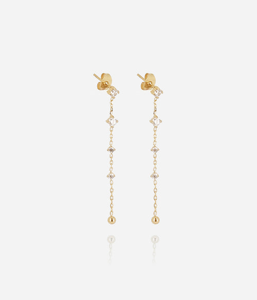 Boucles d'oreilles Bruma (Acier doré)