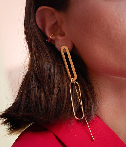 Boucles d'oreilles Rebel (Acier)