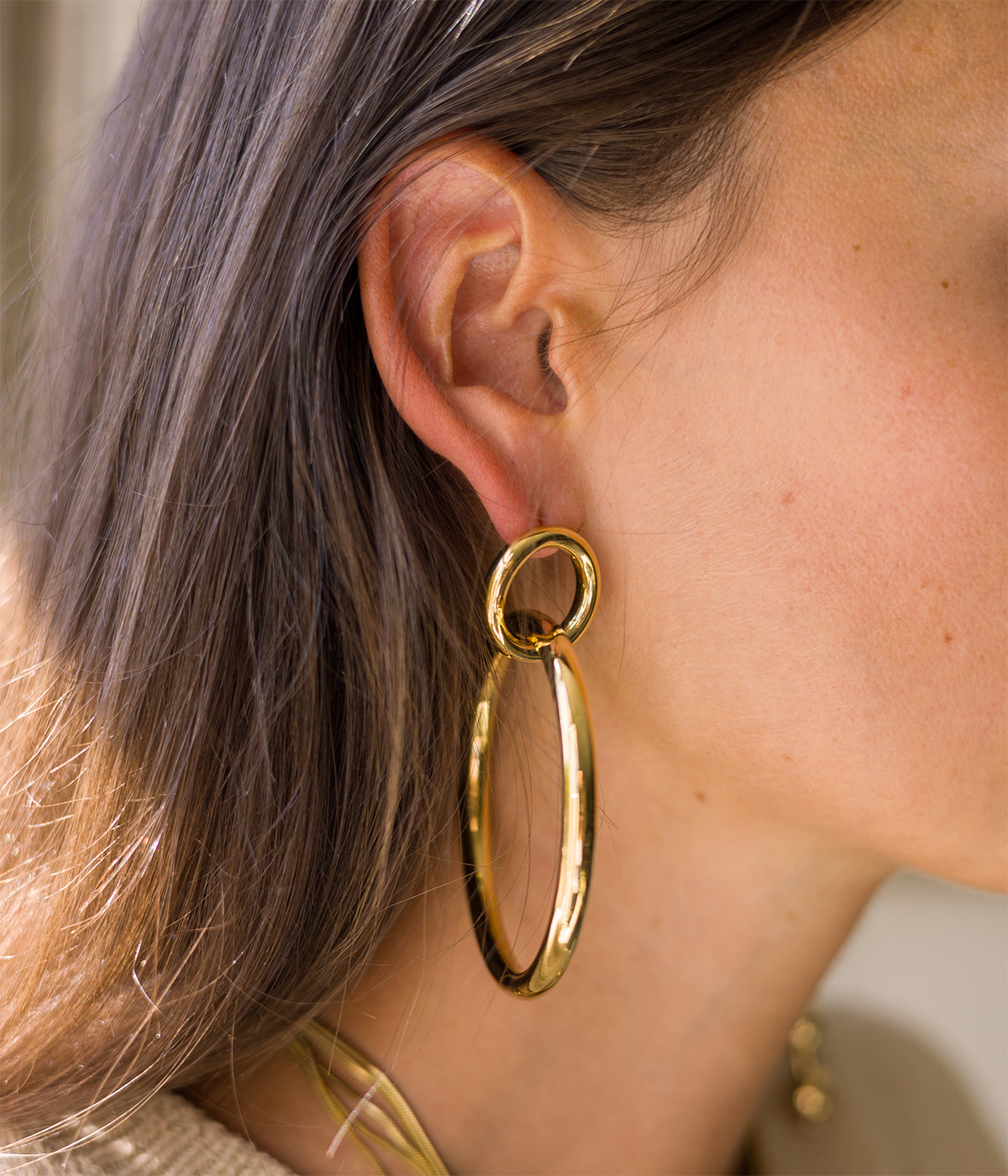 Boucles d'oreilles Adiga (Acier)