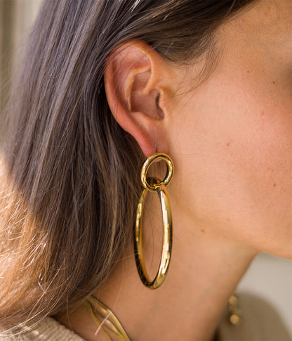 Boucles d'oreilles Adiga (Acier)