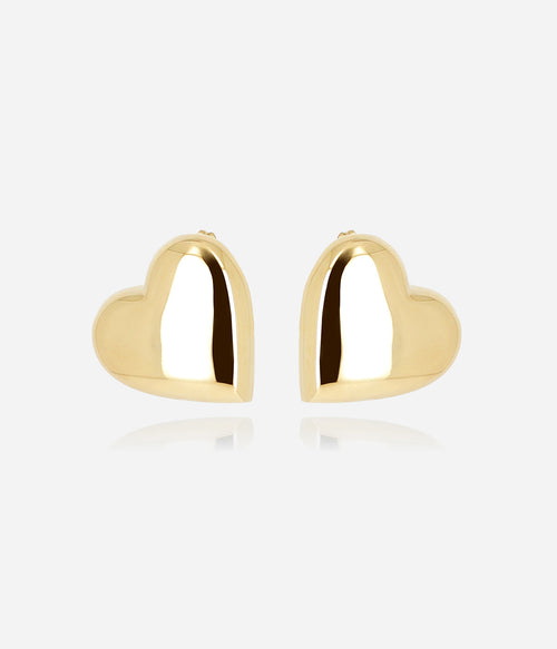 Boucles d'oreilles Célestine (Acier doré)