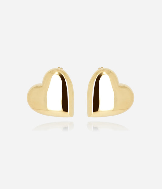 Boucles d'oreilles Célestine (Acier doré)