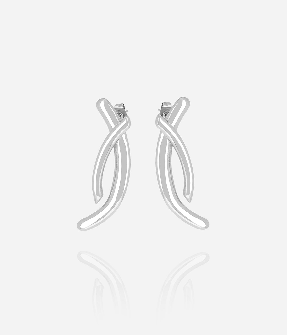 Boucles d'oreilles Apion (Acier)