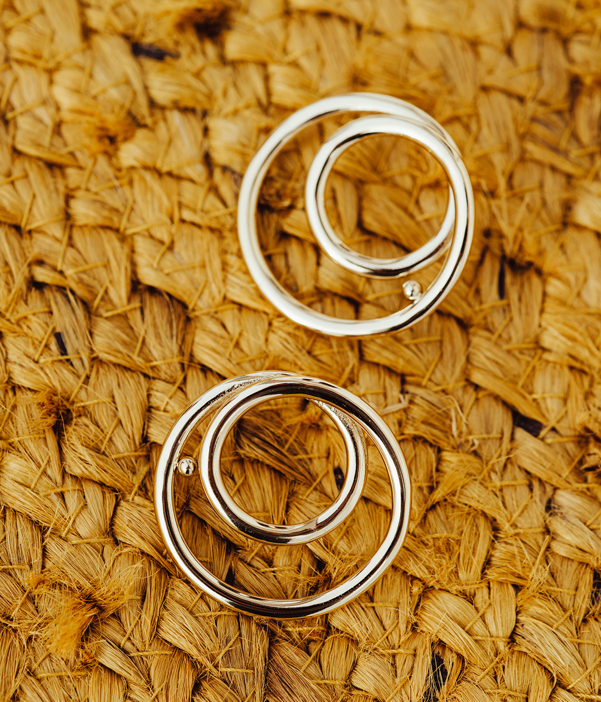 Boucles d'oreilles Toula (Acier doré)