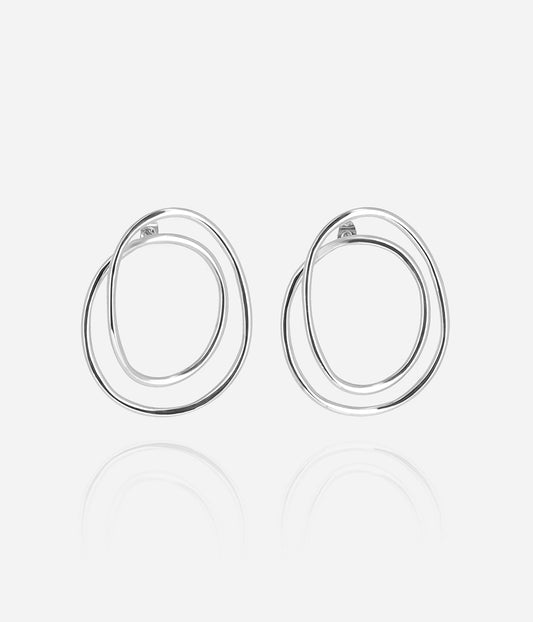 Boucles d'oreilles Vasia (Acier)