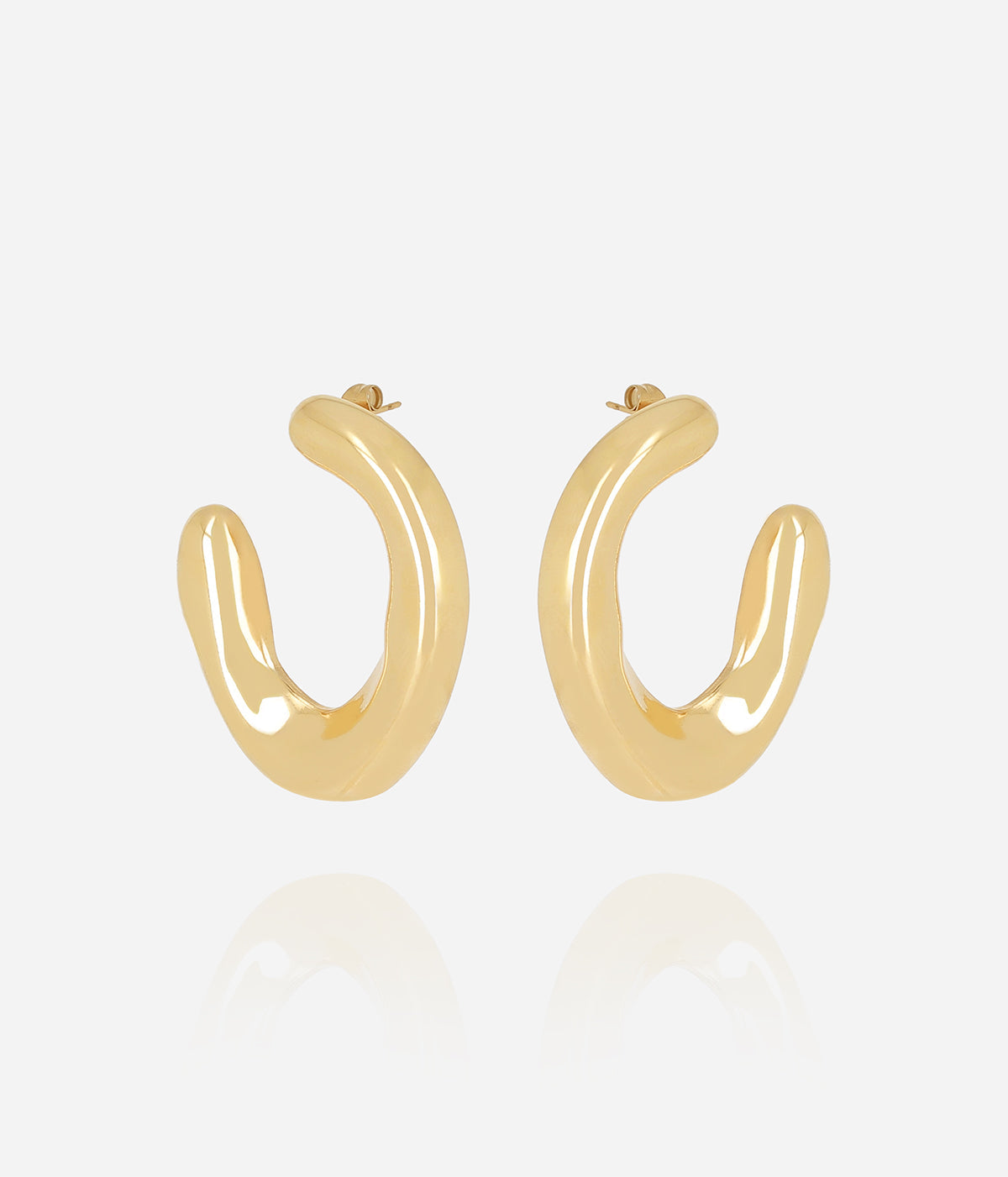 Boucles d'oreilles Tancredi (Acier doré)