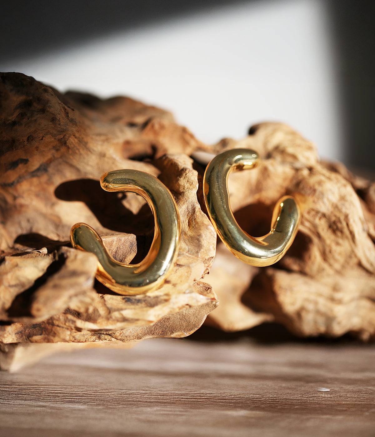 Boucles d'oreilles Tancredi (Acier doré)