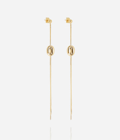 Boucles d'oreilles Vittori (Acier doré)