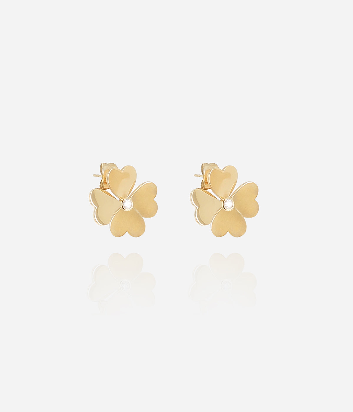 Boucles d'oreilles Giorgio (Acier doré)