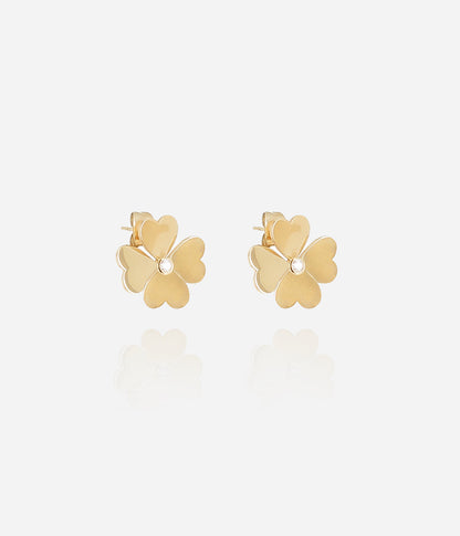 Boucles d'oreilles Giorgio (Acier doré)