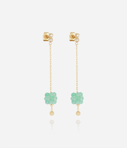 Boucles d'oreilles Bacca (Acier doré)