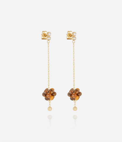Boucles d'oreilles Bacca (Acier doré)