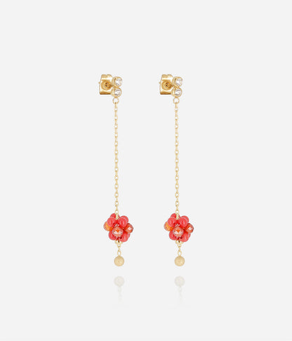 Boucles d'oreilles Bacca (Acier doré)