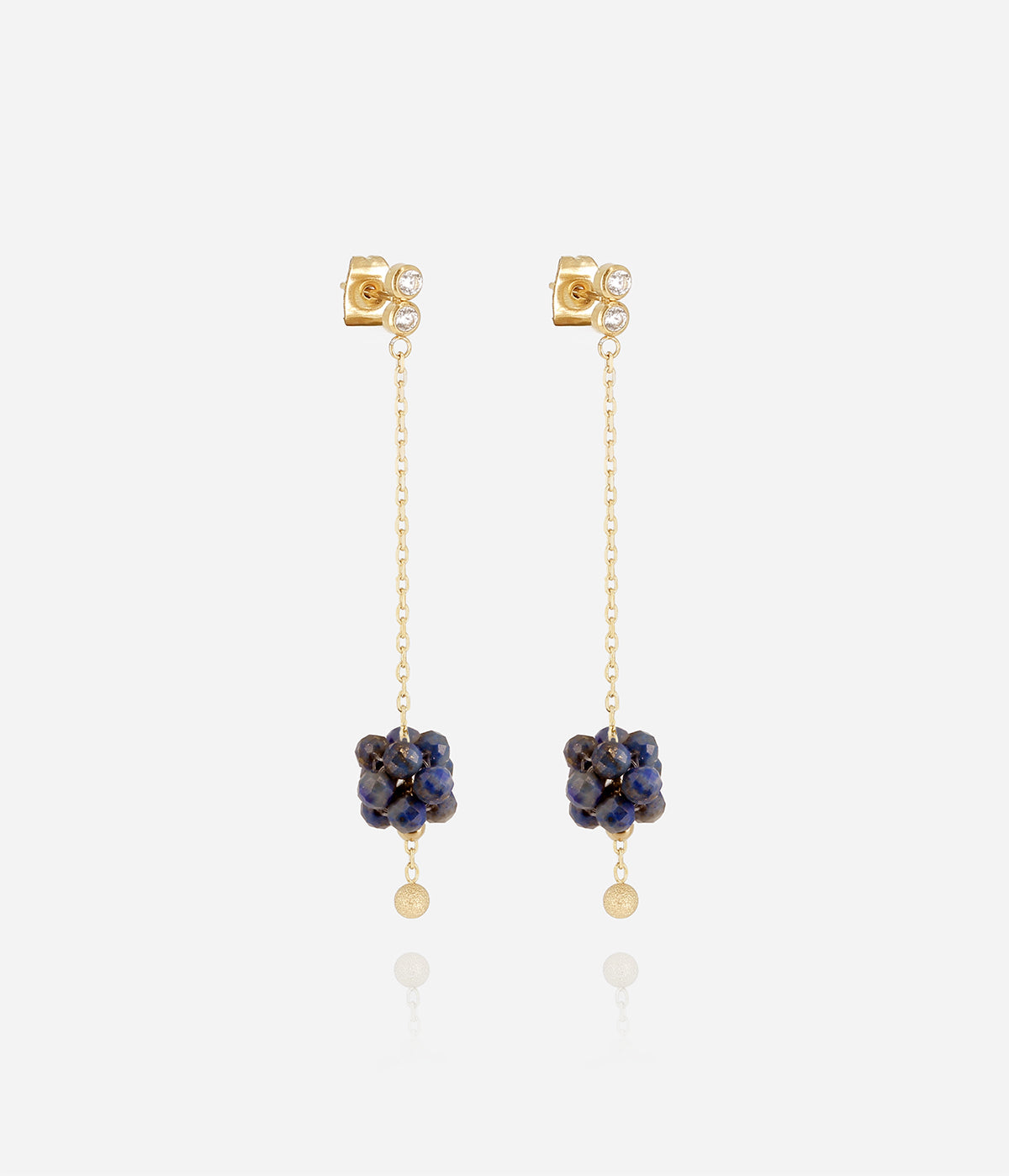 Boucles d'oreilles Bacca (Acier doré)