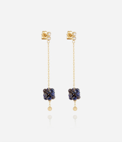 Boucles d'oreilles Bacca (Acier doré)