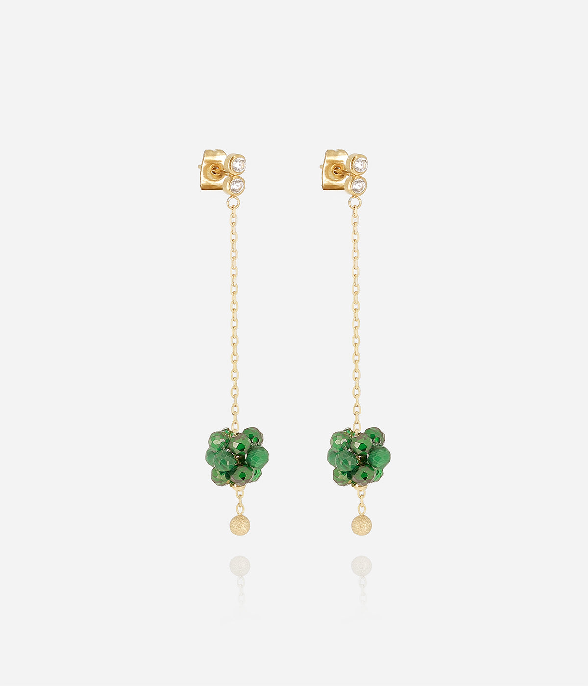 Boucles d'oreilles Bacca (Acier doré)