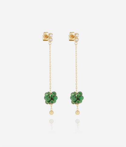 Boucles d'oreilles Bacca (Acier doré)