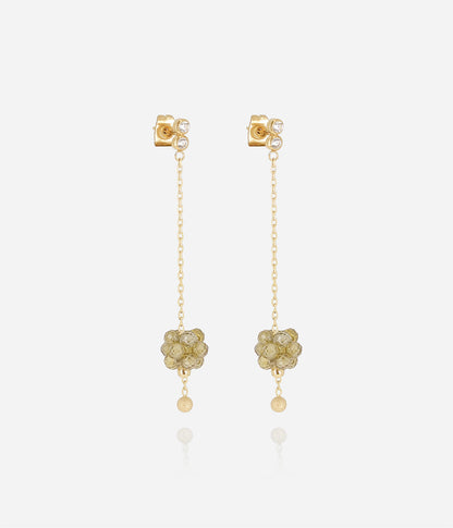 Boucles d'oreilles Bacca (Acier doré)