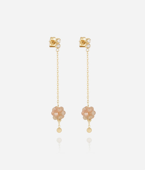 Boucles d'oreilles Bacca (Acier doré)
