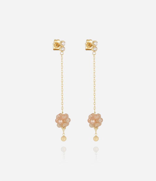 Boucles d'oreilles Bacca (Acier doré)