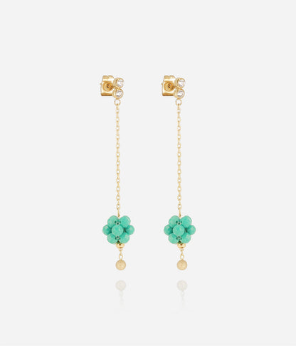 Boucles d'oreilles Bacca (Acier doré)