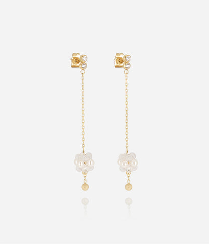 Boucles d'oreilles Bacca (Acier doré)