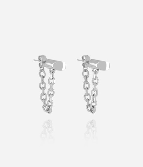 Boucles d'oreilles Irisu (Acier)