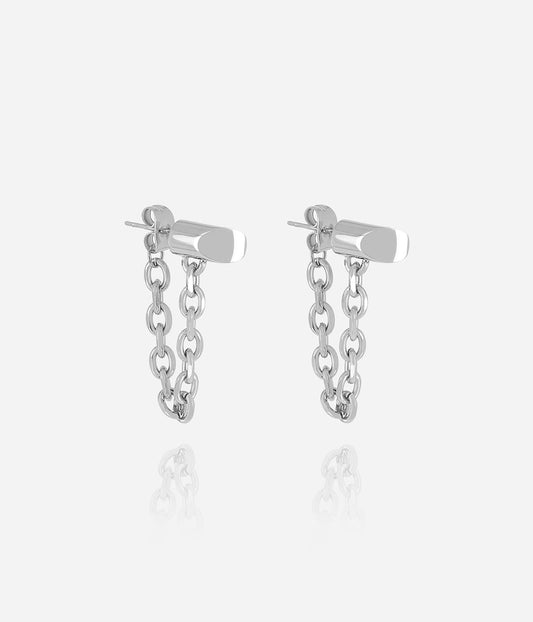 Boucles d'oreilles Irisu (Acier)