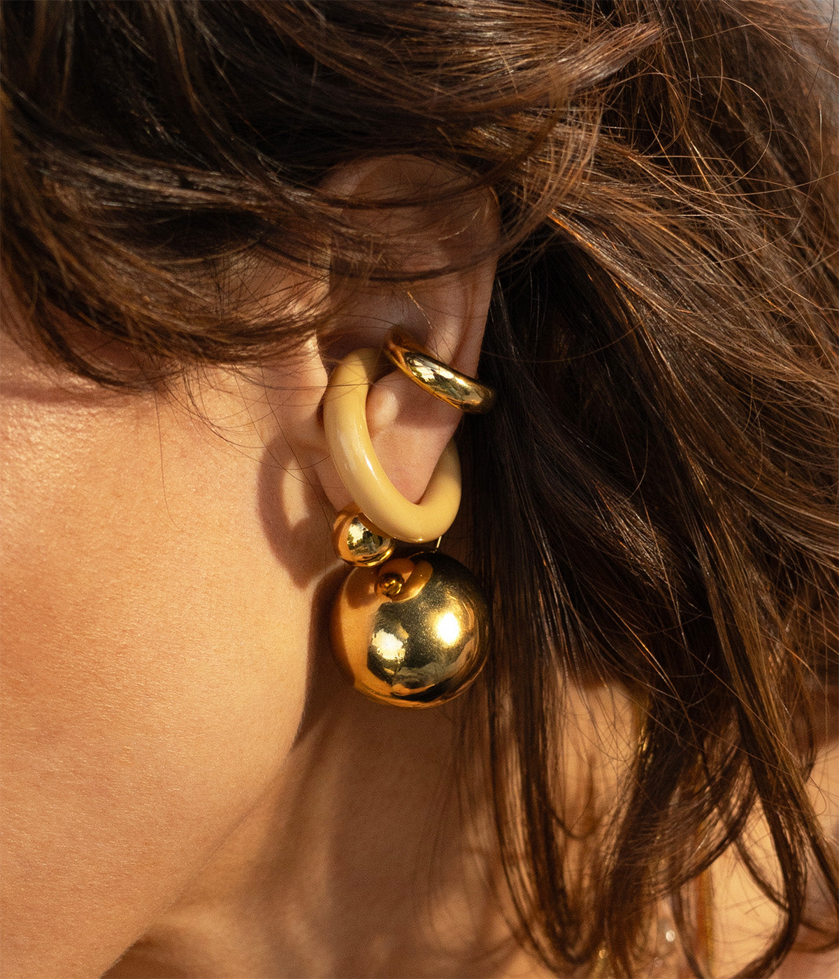 Boucles d'oreilles Audrey (Acier)
