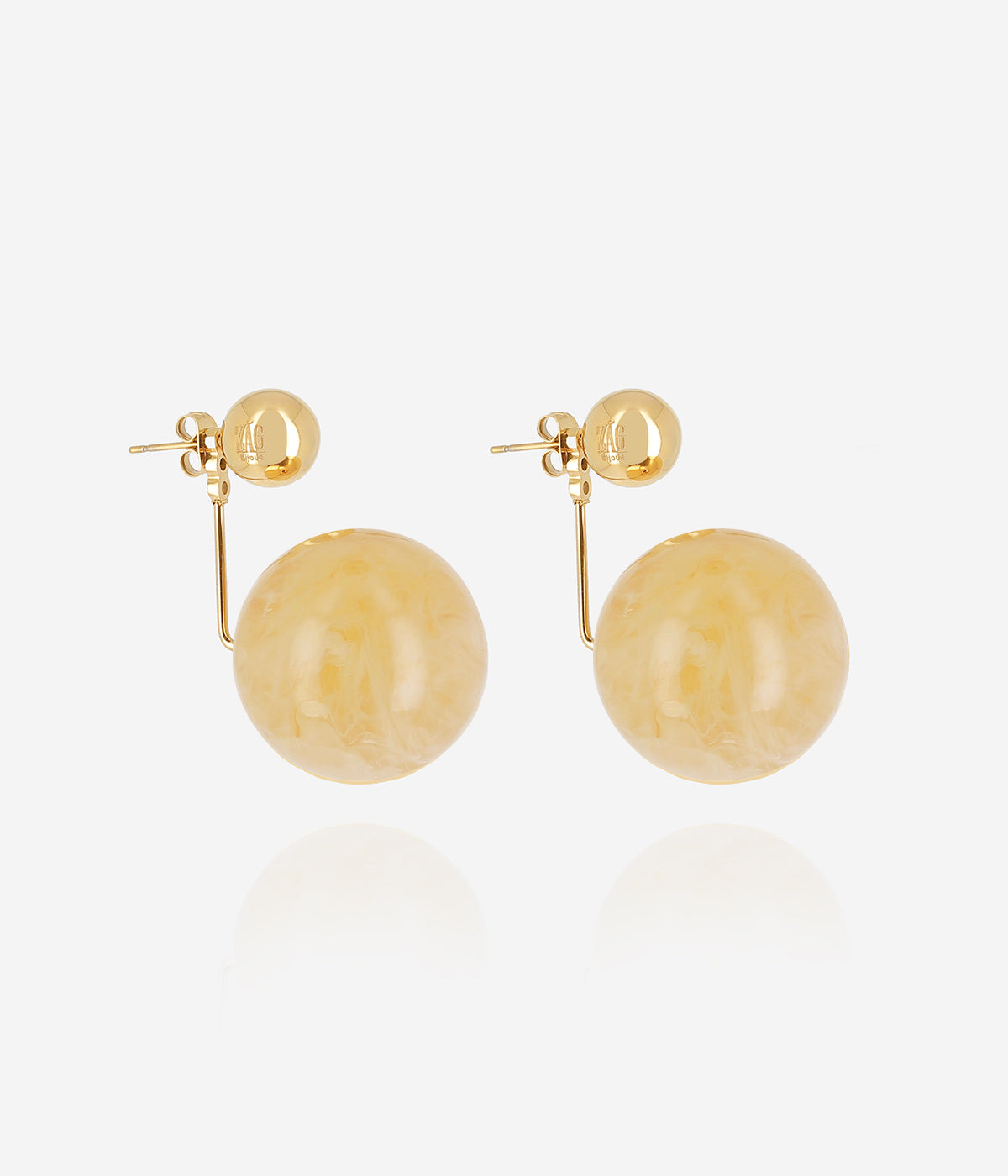 Boucles d'oreilles Aloisia (Acier doré)