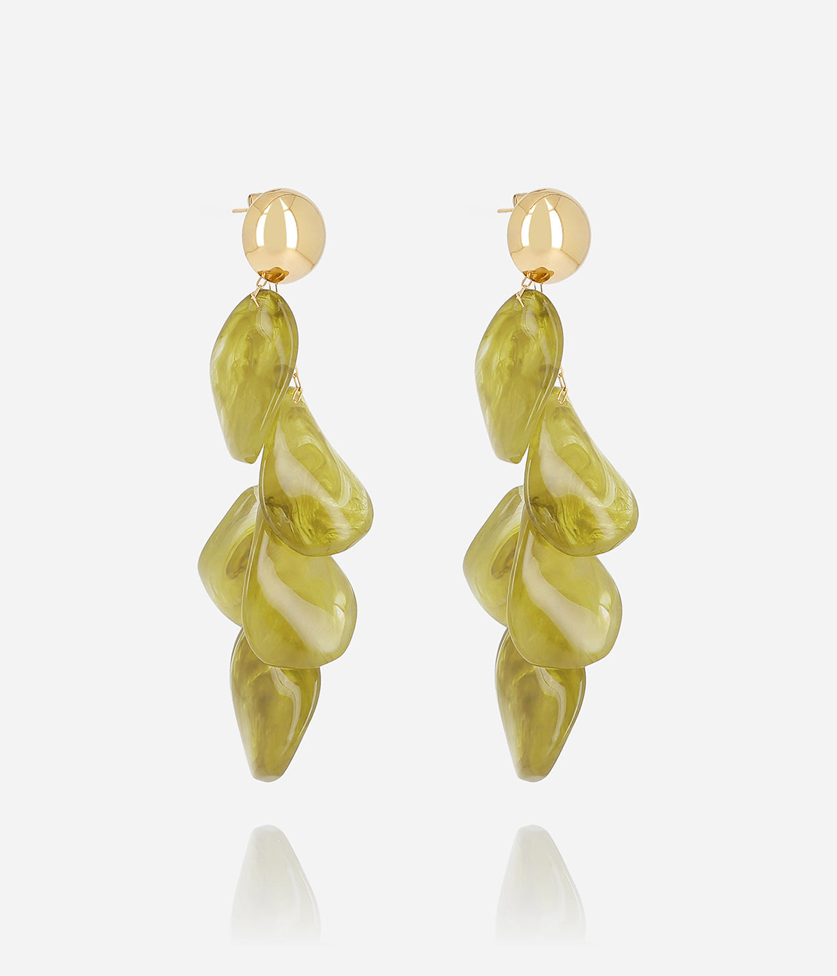 Boucles d'oreilles Keru (Acier doré)