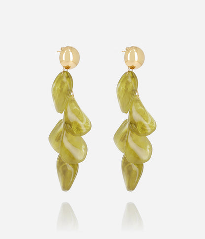 Boucles d'oreilles Keru (Acier doré)