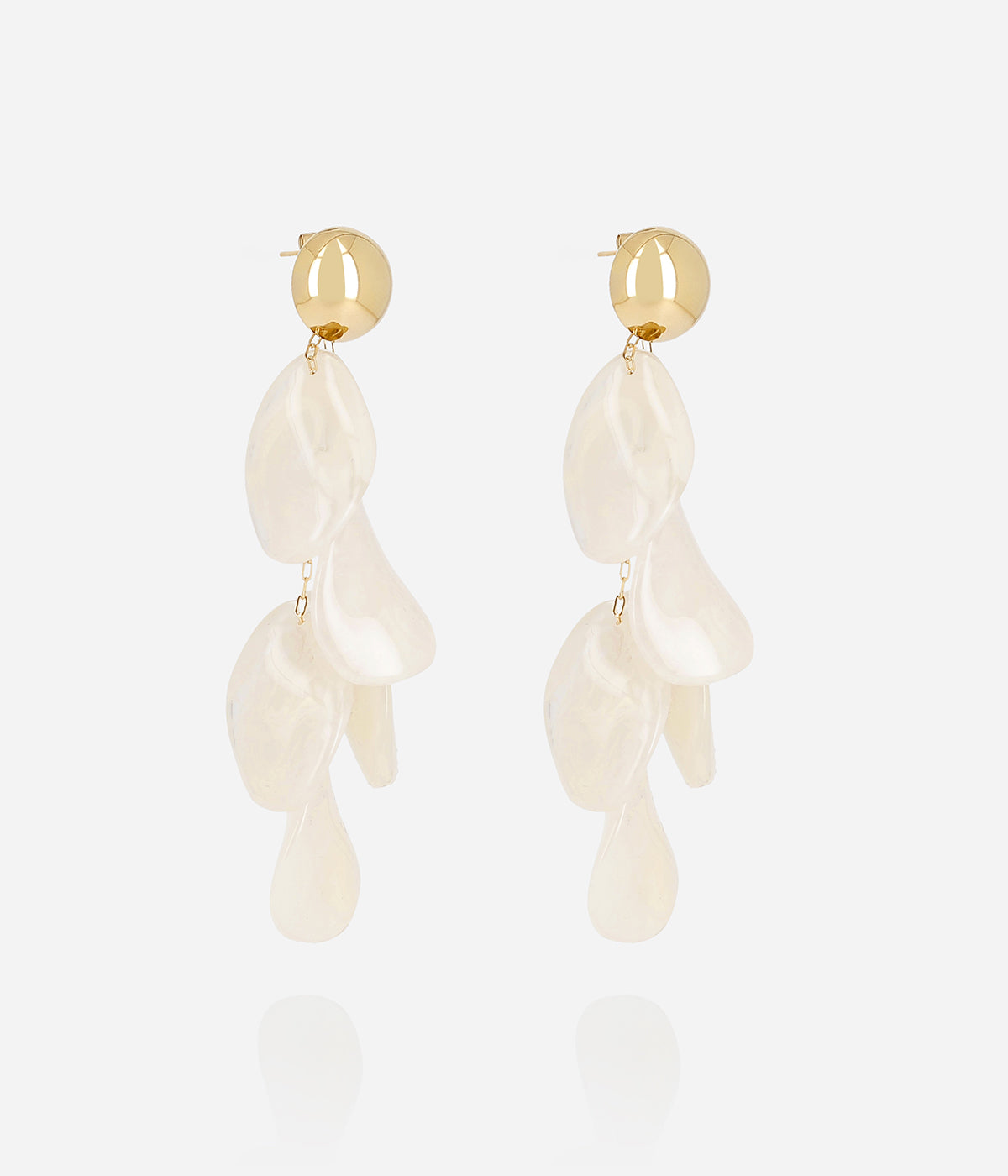 Boucles d'oreilles Keru (Acier doré)