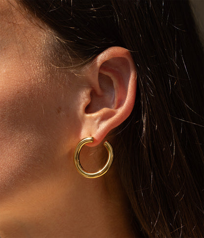 Boucles d'oreilles Mimos (Acier)