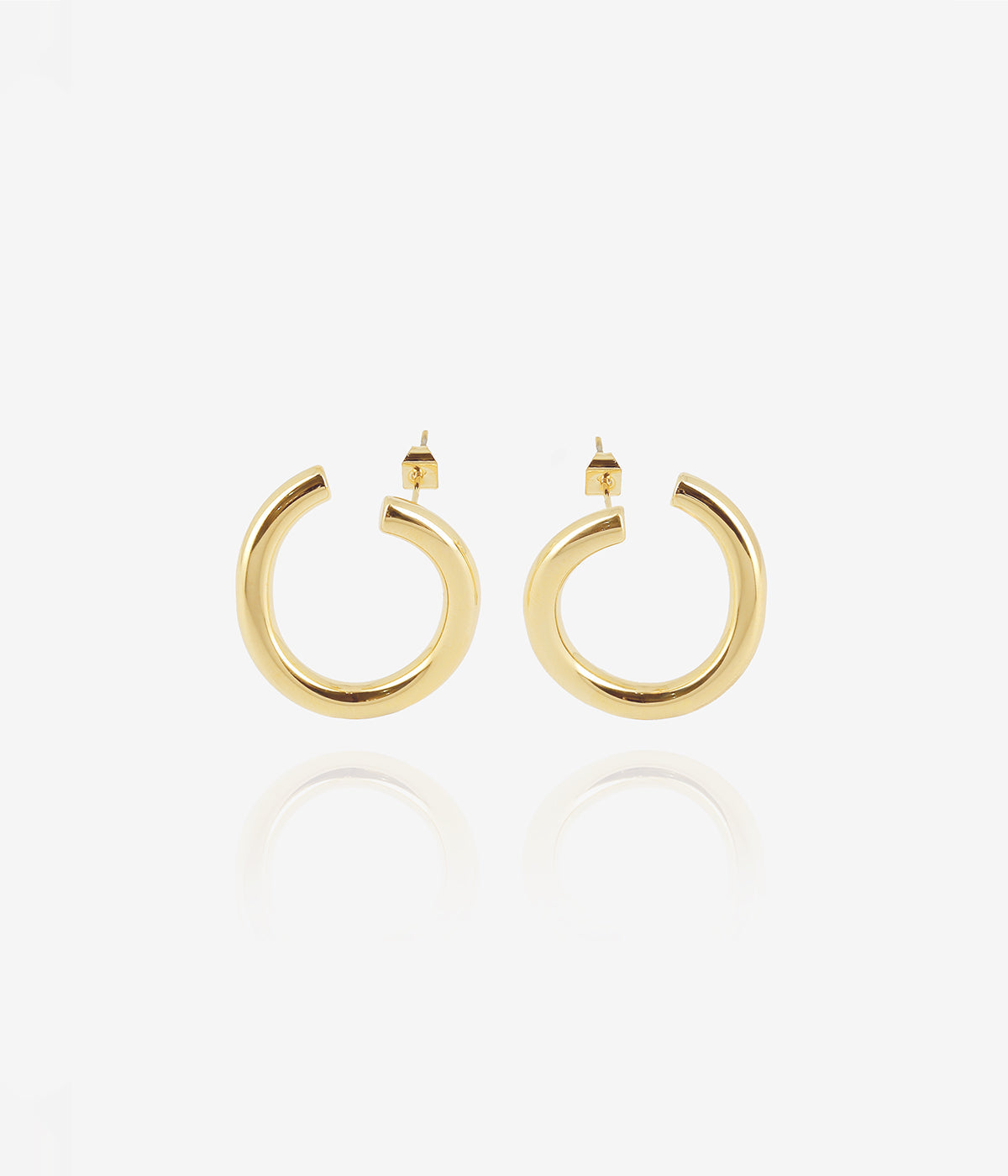 Boucles d'oreilles Mimos (Acier doré)