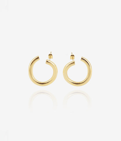 Boucles d'oreilles Mimos (Acier doré)